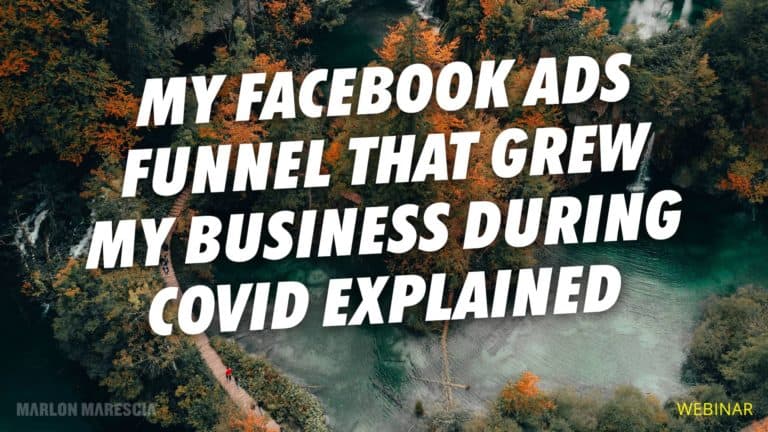 My Facebook Ads Funnel That Grew My Business During COVID Explained