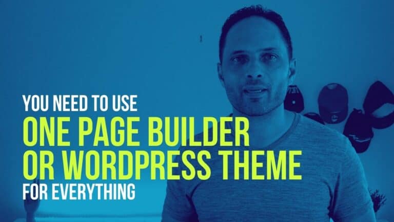 You need to use one page builder or WordPress theme for everything